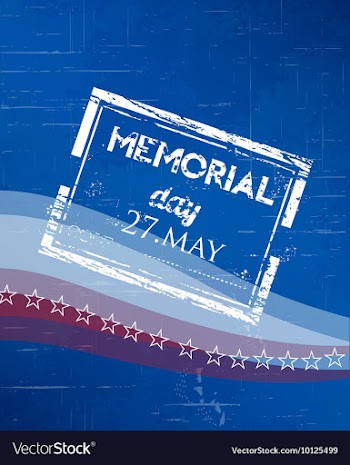 Memorial day vector image