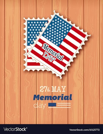 Memorial day vector image