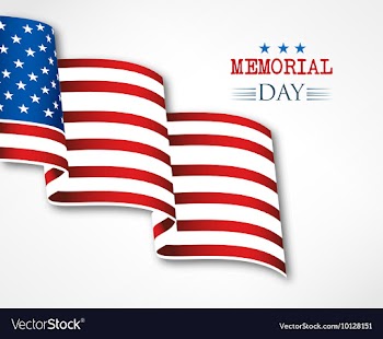 Memorial day vector image