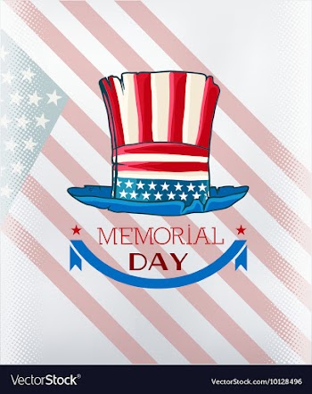 Memorial day vector image