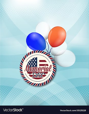 Memorial day vector image