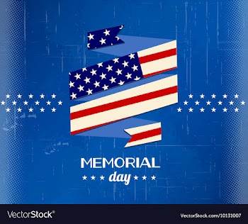 Memorial day vector image