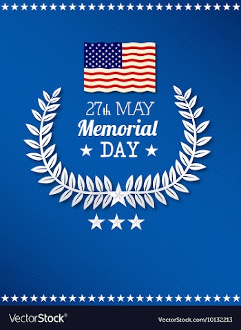 Memorial day vector image