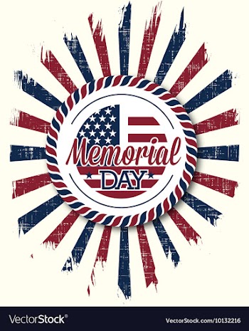 Memorial day vector image