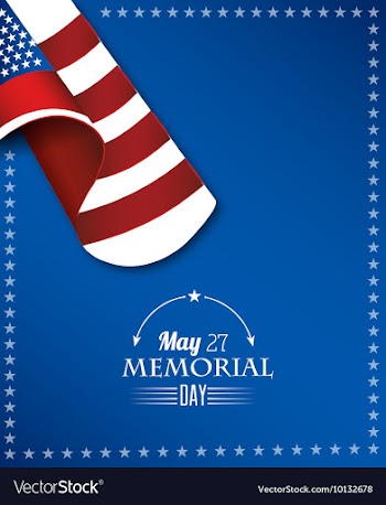 Memorial day vector image