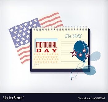 Memorial day vector image