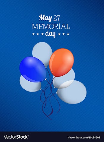 Memorial day vector image