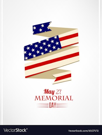 Memorial day vector image
