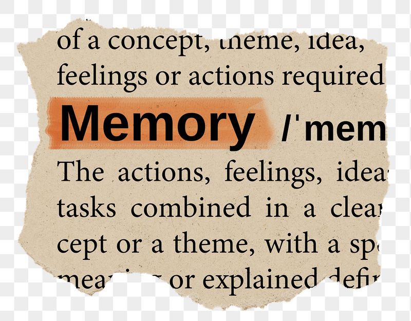 Memory png word sticker, torn | Free PNG - rawpixel