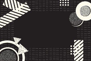 Memphis frame social media banner, | Free Photo - rawpixel