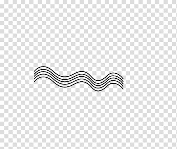Memphis  made, four wave lines illustration transparent background PNG clipart