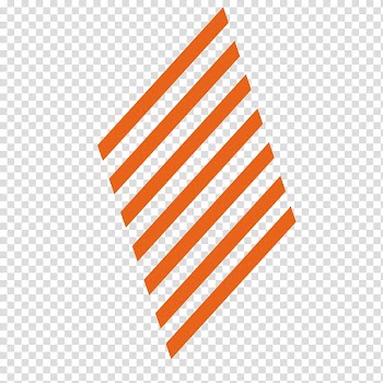Memphis, orange parallel lines illustration transparent background PNG clipart