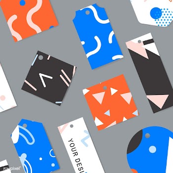 Memphis pattern cards collection | Free stock vector - 579891