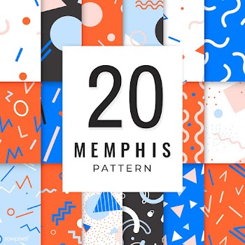 Memphis pattern collection | Free stock vector - 579899