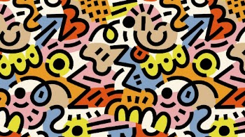 Memphis pattern HD wallpaper, aesthetic | Free Photo - rawpixel