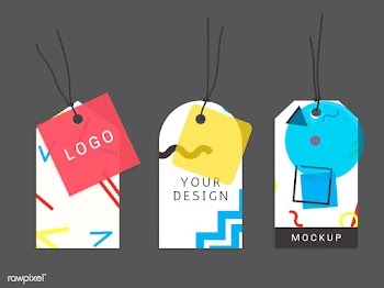 Memphis pattern tags collection | Free stock vector - 579923