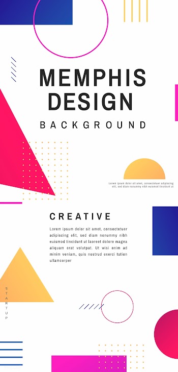 Memphis patterned background | Free stock vector - 595757