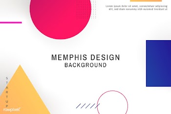 Memphis patterned background | Free stock vector - 595758