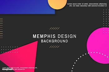 Memphis patterned background | Free stock vector - 595765