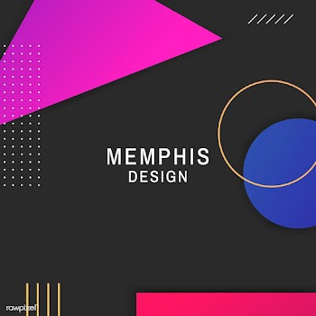 Memphis patterned background | Free stock vector - 595766