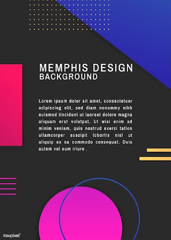Memphis patterned background | Free stock vector - 595769