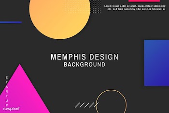 Memphis patterned background | Free stock vector - 595778