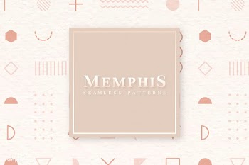 Memphis patterned card | Free stock vector - 1201504