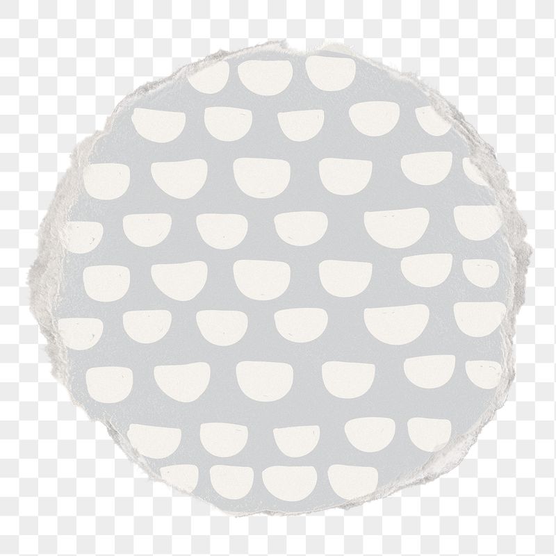 Memphis round png sticker, torn | Free PNG - rawpixel