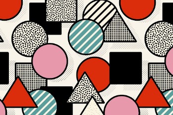 Memphis social media banner pattern, | Free Photo - rawpixel
