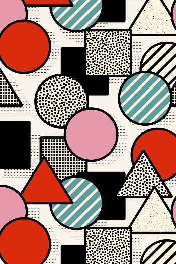 Memphis social media banner pattern, | Free Photo - rawpixel