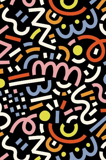 Memphis social media banner pattern, | Free Photo - rawpixel