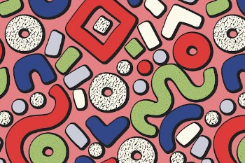 Memphis social media banner pattern, | Free Photo - rawpixel
