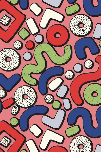 Memphis social media banner pattern, | Free Photo - rawpixel