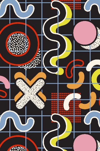 Memphis social media banner pattern, | Free Photo - rawpixel