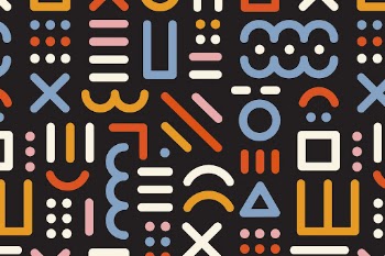 Memphis social media banner pattern, | Free Photo - rawpixel