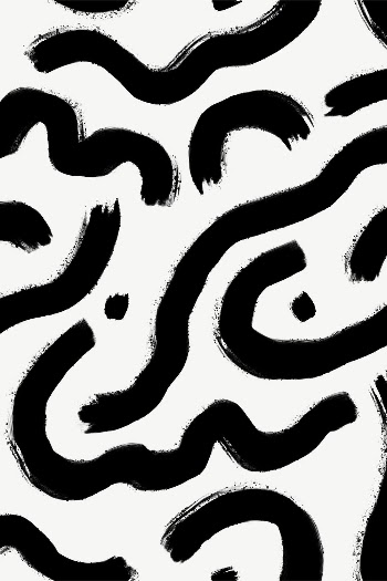 Memphis squiggle pattern background, black | Free Photo - rawpixel
