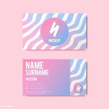Memphis style creative business card design i.. | Free stock vector - 488989