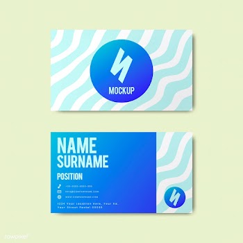 Memphis style creative business card design i.. | Free stock vector - 488993
