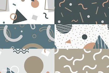 Memphis style pattern collection | Free stock vector - 586427