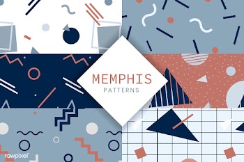 Memphis style pattern collection | Free stock vector - 586439
