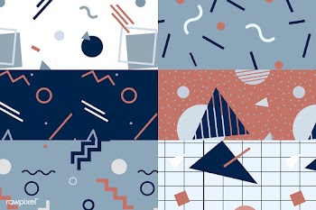 Memphis style pattern collection | Free stock vector - 586450
