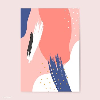 Memphis style poster | Free stock vector - 539812