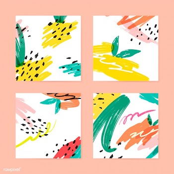 Memphis summer background collection | Free stock vector - 566308