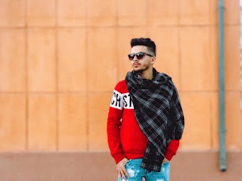 Men's Black and Red Plaid Dress Shirt