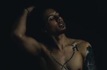 Men's Black Necklace
