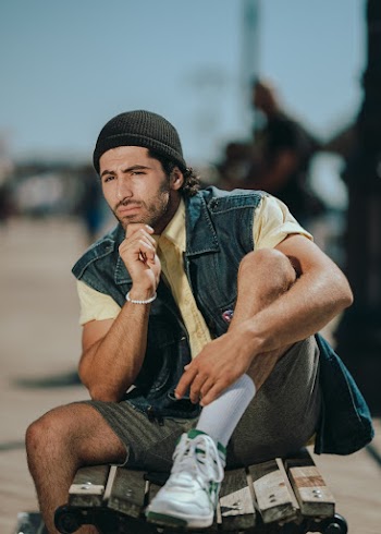 Men's Blue Denim Vest