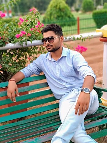 Men's Blue Dress Shirt and Blue Jeans
