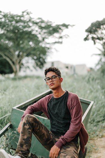Men's Brown Crew Neck Shirt
