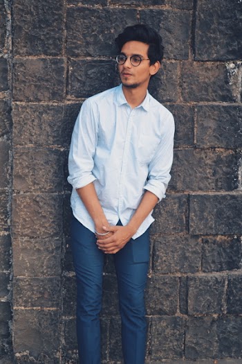 Men's White Button-up Dress Shirt