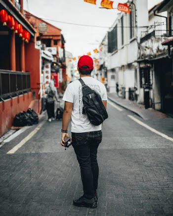 Men's White Crew-neck T-shirt